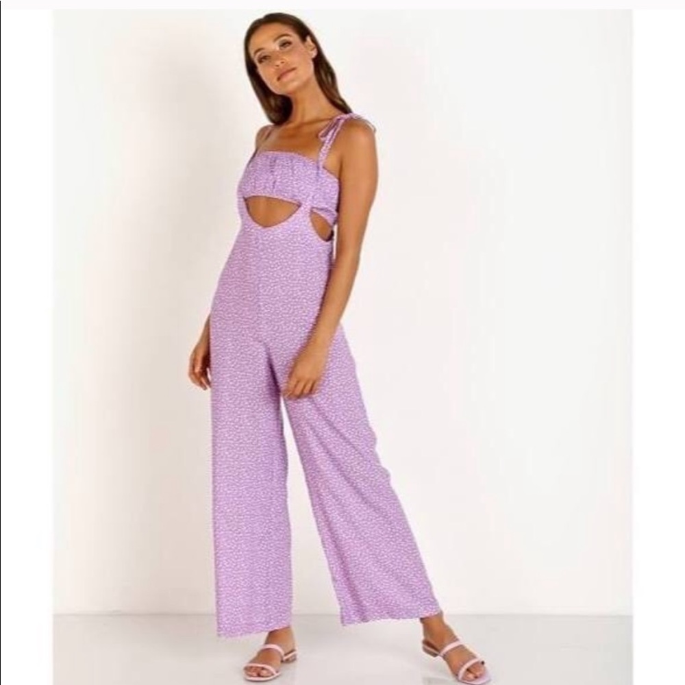 NWT Charlie Holiday daisy jumpsuit coordinated set